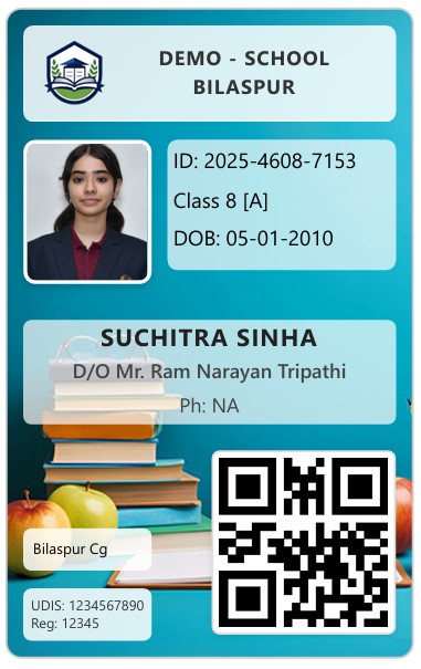 Student ID Card Sample